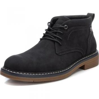 Botín de hombre Refresh 172305 con cordones, suela de goma, color camel y talla 40
