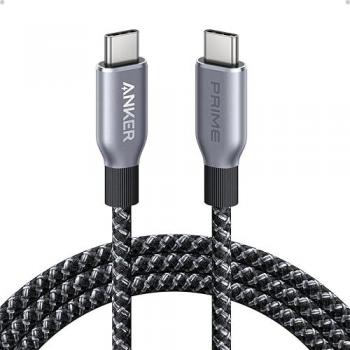 Anker Prime 240W Upcycled-Braided USB-C to USB-C Cable (6ft)