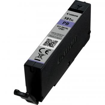 Canon CLI-581XL PB Cartucho de tinta original Azul Foto XL para impresora de inyeccion de tinta PIXMA SERIES TS8150/51/52-TS8250/51/52-TS8350/51/52-TS9150/55