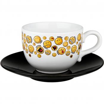 Jumbo Cup & Saucer Smiley Weekdays