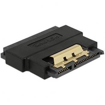 Adaptador de cable SATA 22 pin Negro DeLOCK 63945 - Interfaz Serial ATA 150/300/600