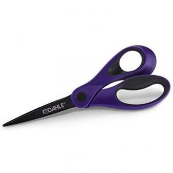 Tijeras para papel Dahle Color ID 21 cm asimétricas color lila