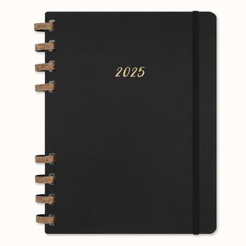 Agenda Moleskine Espiral Extralarge 2025 Semana y Mes Vista Tapa Dura Color Negro