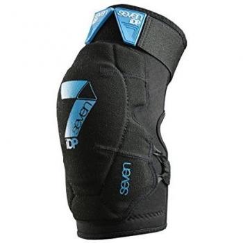7 Protection Flex-17 Rodilleras Ciclismo Enduro MTB, Unisex Adulto, Negro, Talla-M