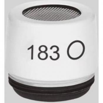 Shure R183 Omnidirectional Microphone Capsule - Bright White, Screw-On Accessory