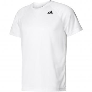 adidas D2M PL Camiseta, Hombre, Blanco, XL