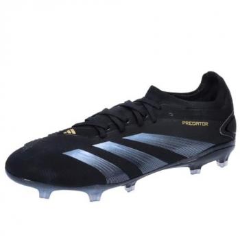 Botas de fútbol unisex Adidas Predator Pro FG para césped artificial, color negro, talla 39 1/3