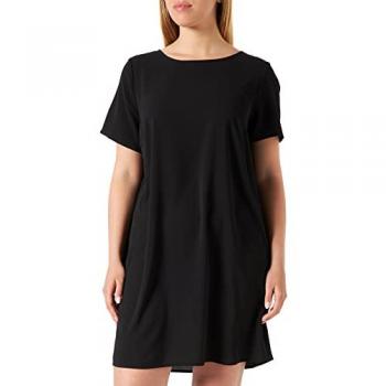 Vestido Corto de Manga Corta ONLY CARMAKOMA Carlux Tunic Negro para Mujer