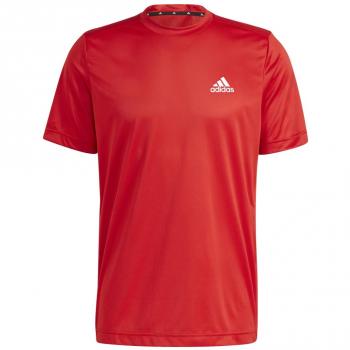 Camiseta de Entrenamiento Adidas Aeroready Diseñada para Moverse Negra/Azul/Blanca