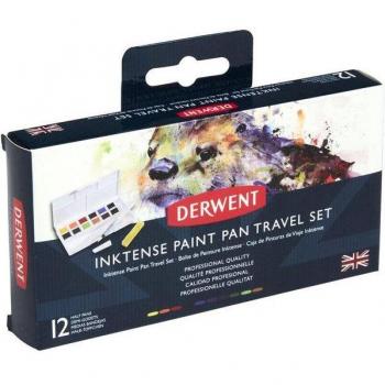 Set de viaje de pinturas Inktense en pastilla Derwent - colores 1