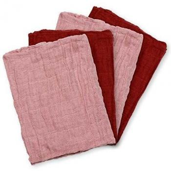 Pippi Paños de Muselina 4 Unidades Color Rosa Nublado