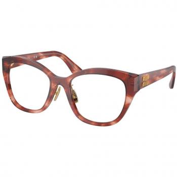 Miu Miu MU05XVF Asian Fit 12Q1O1 Armazones para Mujer Cristal Lentes Recetados Transparentes