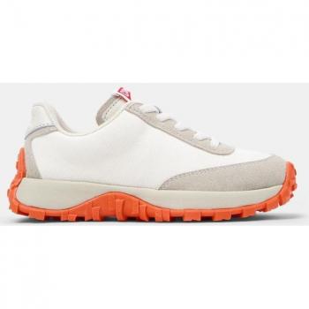 Camper - Zapatillas deportivas de niños Drift Trail con suela Vibram, color blanco y naranja, tamaño 30