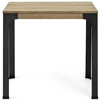Mesa Cuadrada Bristol 70x70x75cm en Madera Maciza de Pino con Acabado Vintage Estilo Industrial