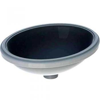 Lavabo bajo encimera ovalado VariForm 420x330mm sin orificio para grifería ni rebosadero color blanco