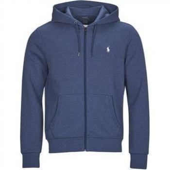 Polo Ralph Lauren Men's Double Knit Zip-Up Hoodie - Derby Blue Heather - Size XL