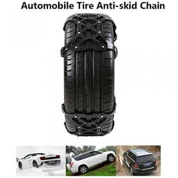 Sedeta® Cadenas Cadena de Seguridad Teleférico del neumático de nieve ruedas antideslizantes Cinturón NegroPor vehículos de pasajeros, camionetas y vehículos utilitarios deportivos