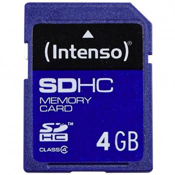 Intenso - Tarjeta de memoria SDHC de 4 GB