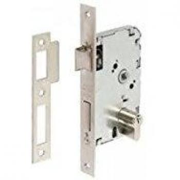 Tesa Assa Abloy, 20106PHN, Cerradura de embutir para puertas de madera, Función de entrada, Acero Niquelado