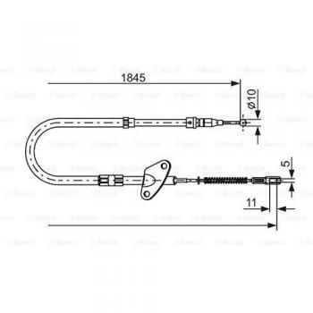 Bosch 1987477119 cable de freno