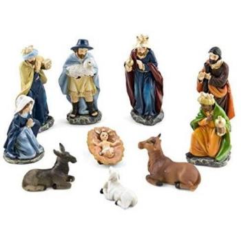 Gerimport Nacimiento 10 Piezas de Resina, 9cm, One Size