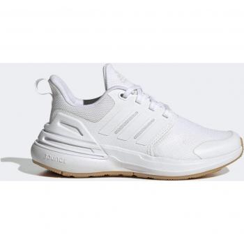 Zapatillas adidas Rapidasport Bounce Sport Running Lace para niño, color blanco, talla 29