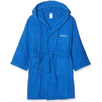 Head Bathrobe Cotton JR. Team - Albornoz unisex, color azul, talla S