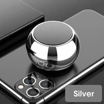Altavoz Inalámbrico Bluetooth TWS Multifuncional Portátil Redondo de Acero para Deportes al Aire Libre 2022