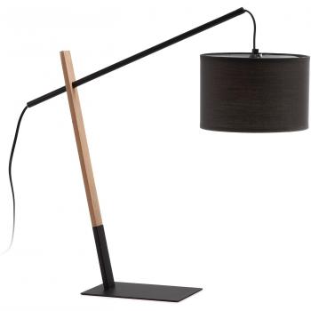 Kave Home Lámpara Riaz, negro