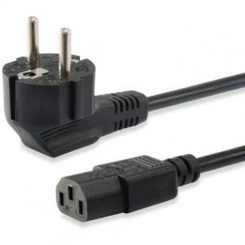 Cable de Alimentación Equip para PC, Conector C13 a Schuko, 3 Metros, Color Negro, Modelo 112121