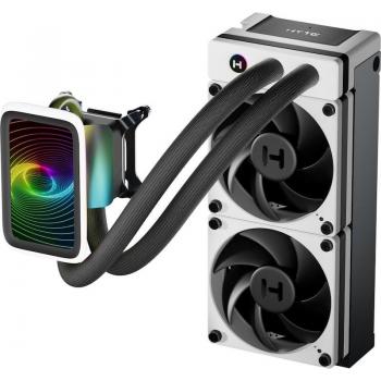 HYTE THICC Q60 240mm AIO Liquid CPU Cooler - Black/White
