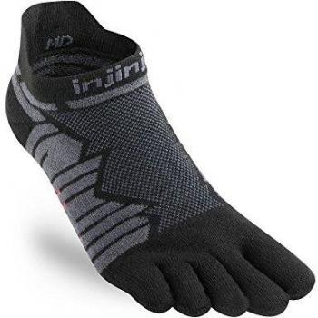 Injinji Ultra Run No Show Coolmax Onyx, L 44,5 Eu - 47 Eu