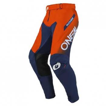 Pantalones de Motocross O'Neal Mayhem Hexx Azul-Naranja 34