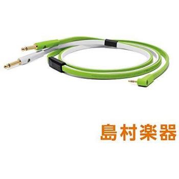 Cable de audio Neo Oyaide D+ MYTS Clase B 1.5m - Mini Jack Estéreo 3.5mm a 2 Jack Mono 6.35mm