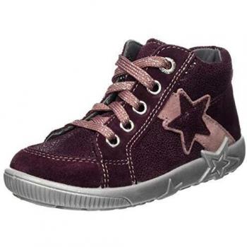 Superfit Baby Girl's Starlight Walkers, Red (Red/Pink 50), 4 UK