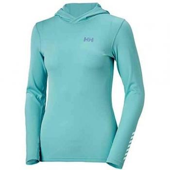 Helly Hansen Active Solen Langarm Manga Larga para Mujer, Azul