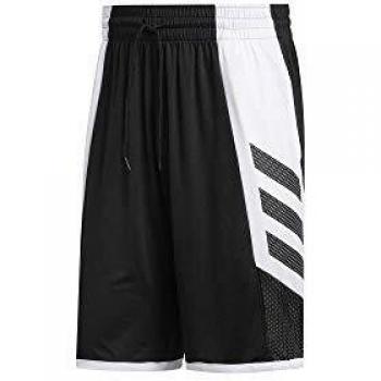 adidas Pro Madness SHR Pantalones Cortos de Deporte, Hombre, Black/White/Grey Five, L