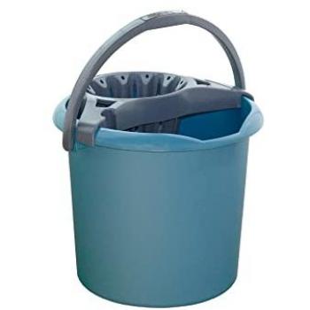 Cubo Selecta con escurridor de 12 litros DENOX - FAMESA, color azul, diámetro 325x270 mm