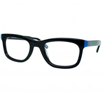 Rojasele SYRACUSE 01 Armazones para Hombre Negros, Lentes Recetadas Para Hombre Negros, Gafas Recetadas para Hombre Negras