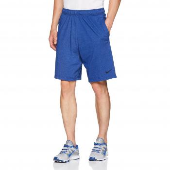 Nike Dri Fit Cotton Pantalones Cortos, Primavera/Verano, Hombre, Color Deep Royal Blue/Heather/