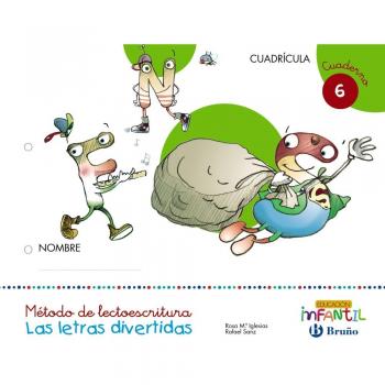 Las letras divertidas Cuadrícula Cuaderno 6 - 9788469611357