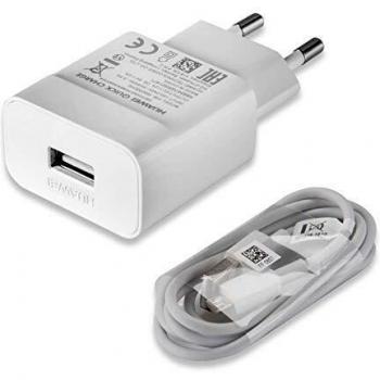 TPC - Cargador Carga Rapida Original Huawei AP32 Micro-USB para P8, P8 Lite, P9 Lite, P10 Lite, Mate 7, 8, Bulk + Regalo