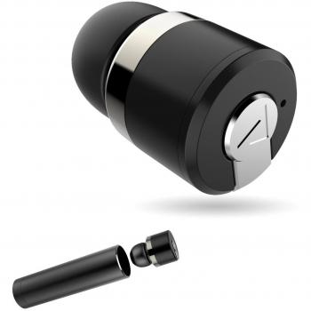 AXGIO ATOM Mini Auricular Bluetooth inalámbrico muy pequeño con el mic para el iPhone iPad y la tableta – negro