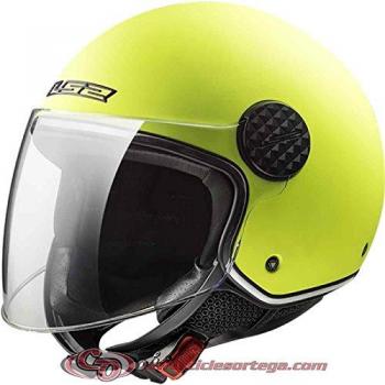 LS2 Casco de moto OF558 SPHERE LUX MATT HI VIS Amarillo, Amarillo, L