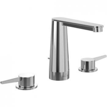 Mezclador de lavabo Villeroy & Boch Conum 3 orificios sin tirador Cromo
