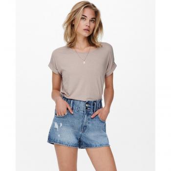 Only Camiseta De Cuello Redondo Para Mujer