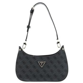 Guess Meridian Black Mini Shoulder Bag for Women with Adjustable Strap