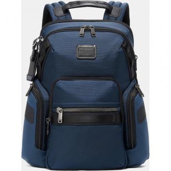 Tumi Alpha Bravo Navigation Backpack - Size: one size, characteristics include durable ballistic nylon exterior, multiple compartments for organization, padded laptop sleeve, adjustable shoulder straps, and a water-resistant finish
