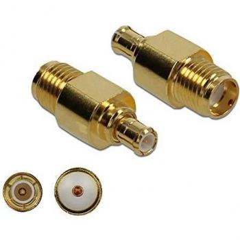 Adaptador SMA hembra a conector macho MCX 10 GHz