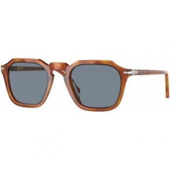 Persol PO3292S 96/56 Unisex Square Sunglasses Brown Size 50